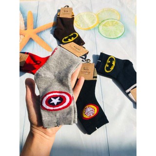Combo 5 đôi tất Siêu Nhân cho bé trai
