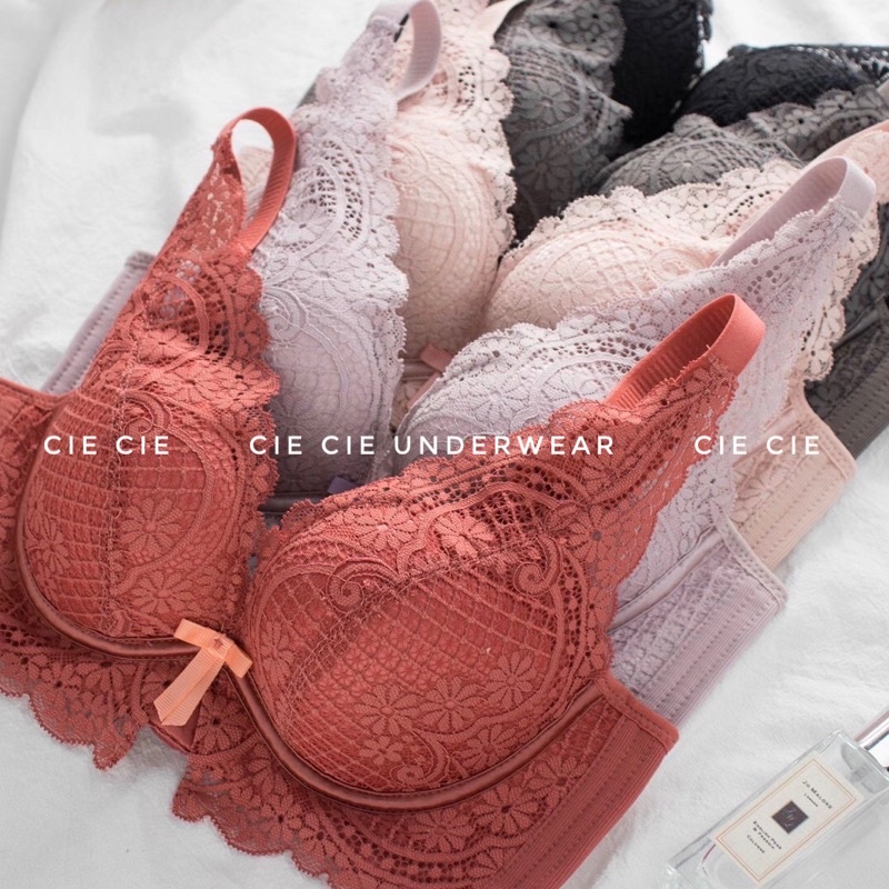 Áo lót ren không gọng đệm dày siêu nâng ngực 4cm 858