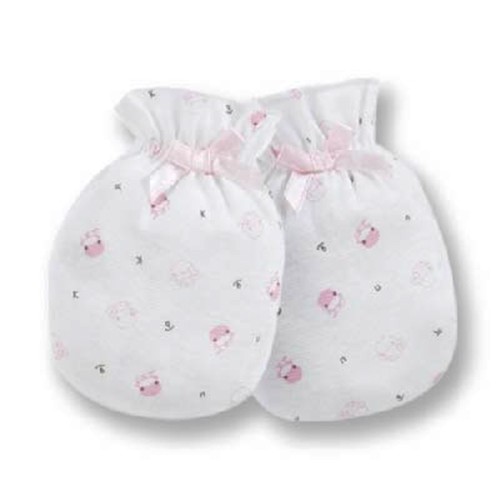 ( SET 2 CẶP ) Bao tay sơ sinh cho bé 100% cotton mềm mại kuku ku2337