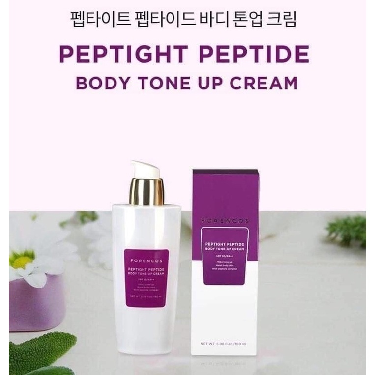 KEM body FORENCOS kích trắng 180ml, dưỡng da mịn, lớp trang điện mỏng nhẹ