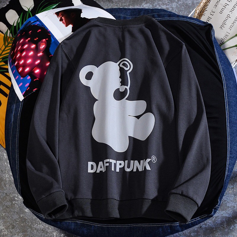 Áo sweater GẤU 194 vải thu đông co dãn, dày dặn mềm mịn form rộng phong cách Unisex - 199x | BigBuy360 - bigbuy360.vn