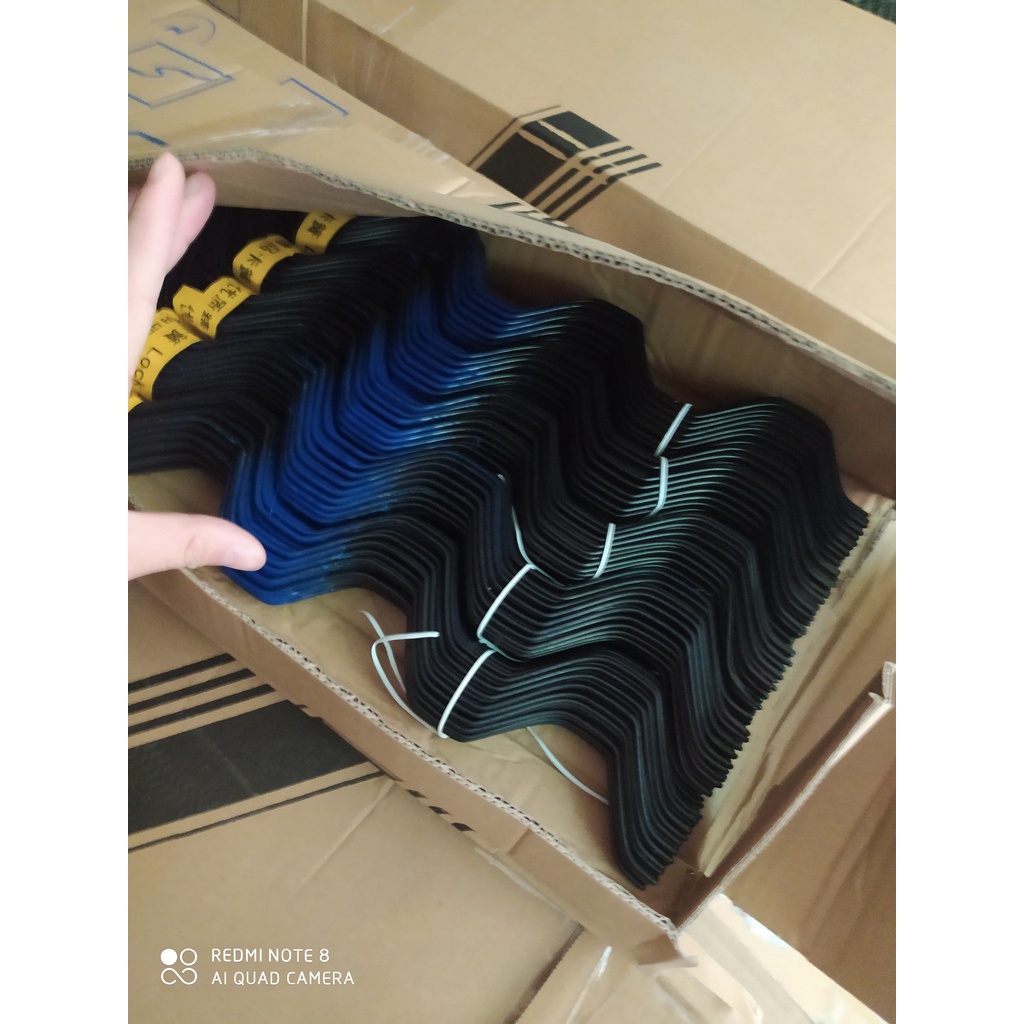 Combo thanh nẹp 2m và thanh ziczac 2m dùng cố định màng nhà kính và lưới