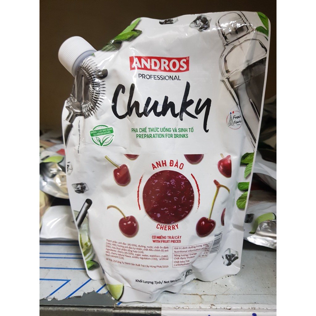 Mứt Sauce Chunky Anh Đào gói 1kg