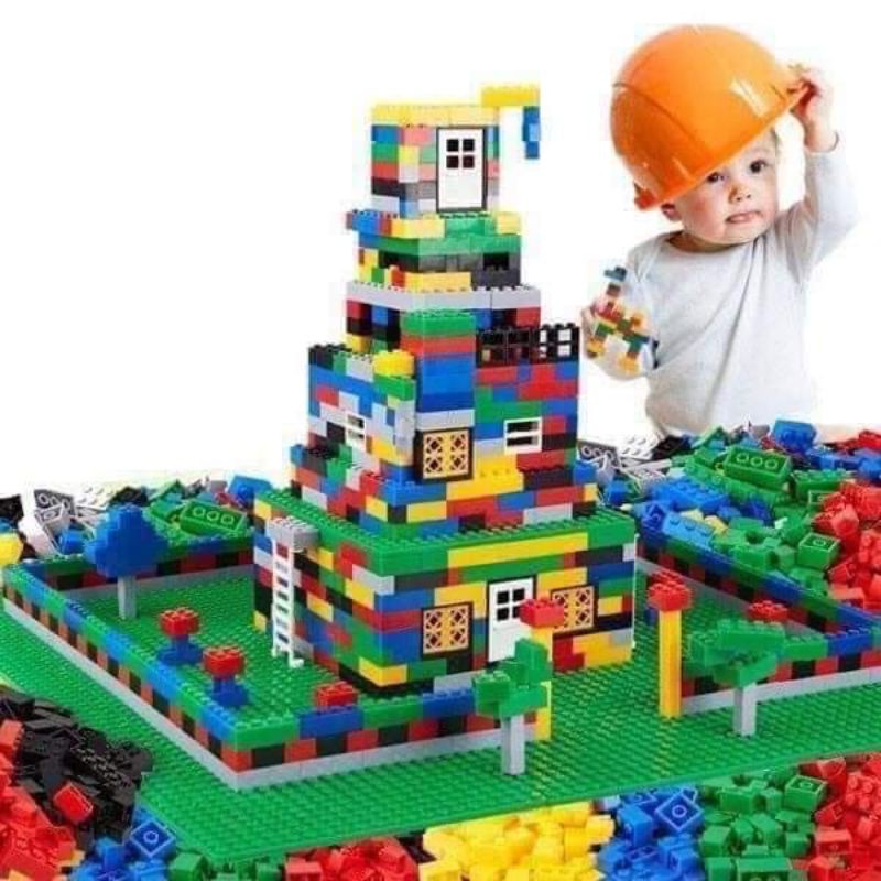 bộ lego 1000 miếng ghép cho bé trên 2 tuổi