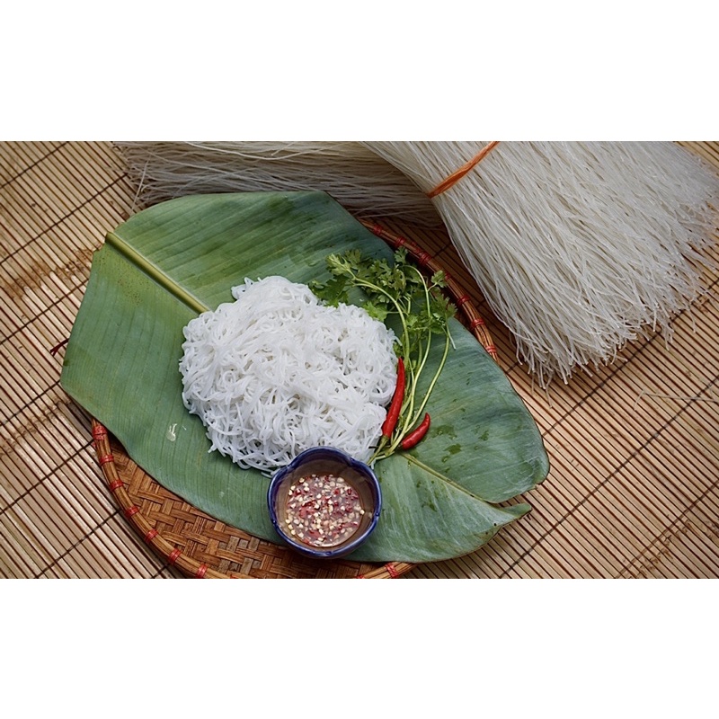 Bún Gạo Khô làm từ đặc sản Gạo Bao Thai Định Hoá (thơm ngon, không chất phụ gia, không chất bảo quản )- 1kg.