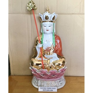[48Cm] Tượng Địa Tạng Vương Bồ Tát Ngồi Cao 48Cm