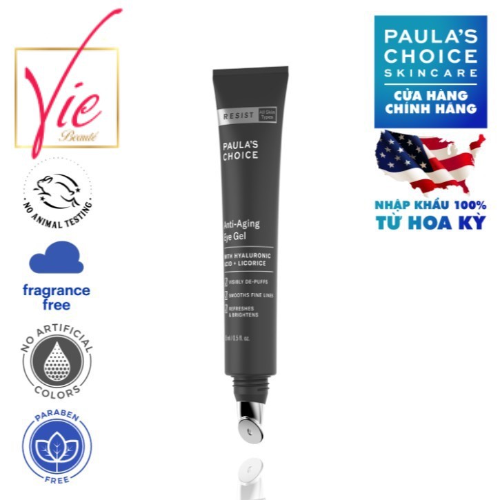 Kem dưỡng vùng mắt Paulas Choice - PAULA'S CHOICE RESIST Anti-Aging Eye Cream Gel 2140 15ml