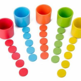 [GIÁO_CỤ_MONTESSORI] Tháp cốc học màu sắc