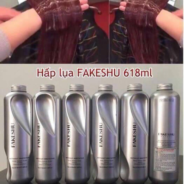 Hấp phủ lụa tơ tằm FAKESHU Nhật Bản chính hãng giúp suôn mềm và bóng mượt như lụa 618ml