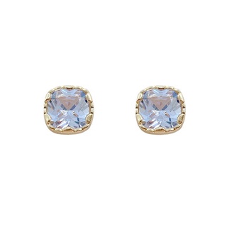 High Quality Korean Style Square Zircon Earrings