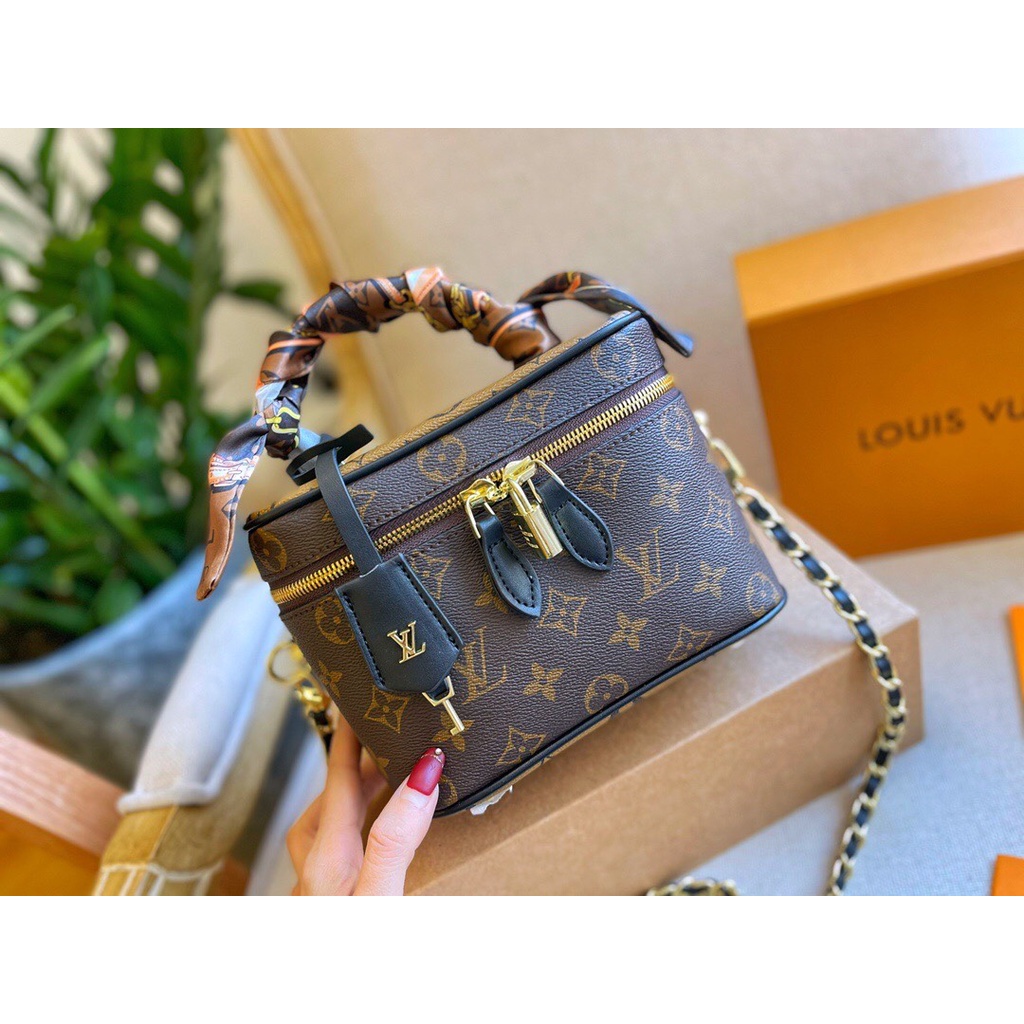 Túi Trống Cặp Lồng Size 19 Chất Da Mềm Đựng Vừa Điện Thoại Tặng Kèm  khăn Lụa Hàng Full bocx  MSP239