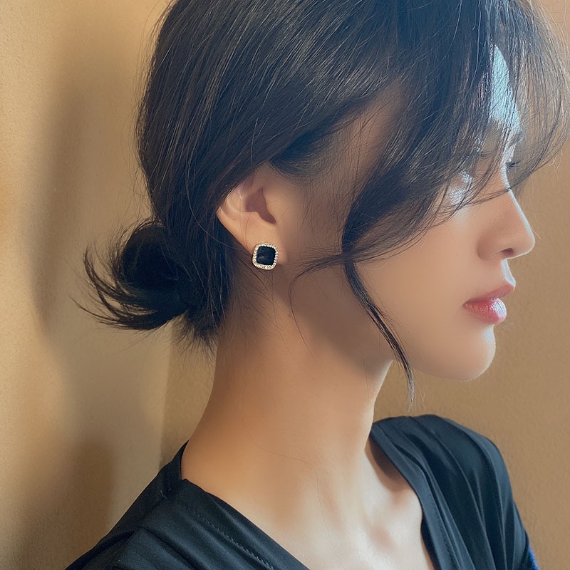 Bông Tai Hình Chữ Thập/ Trái Tim/ Ngôi Sao/ Mặt Trăng Xoắn Ốc Đơn Giản Thời Trang Cho Nữ