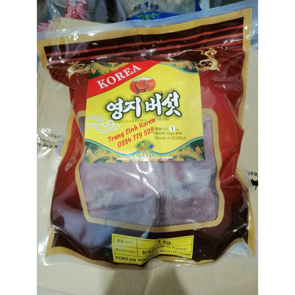 Nấm linh chi hàn quốc chính hãng - Nấm nâu đỏ 1kg giúp thải độc gan, thanh lọc cơ thể - tranglinhkorea | BigBuy360 - bigbuy360.vn