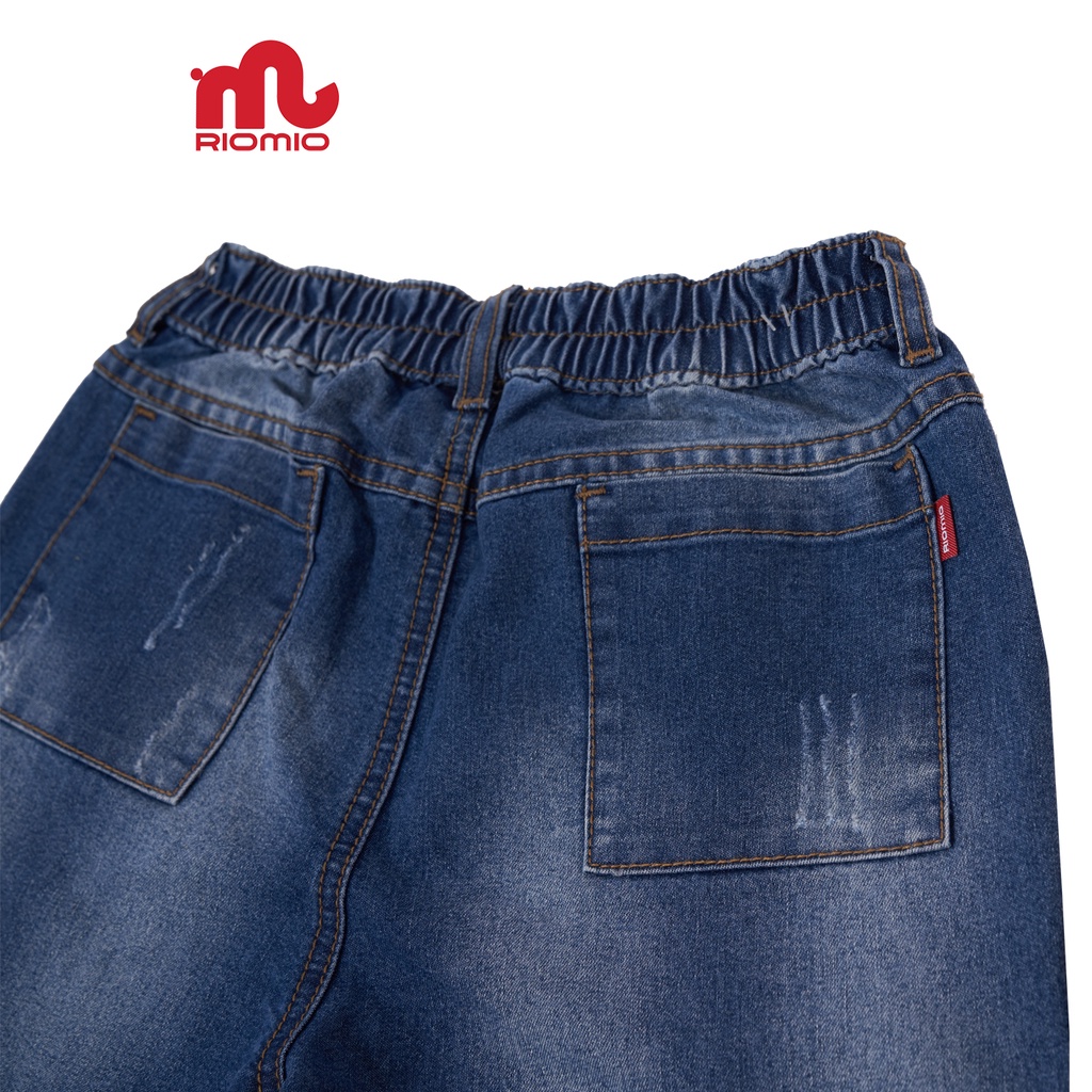 Quần Jean bé trai RIOMIO ống suông chất liệu Denim Cotton thoải mái - RM010