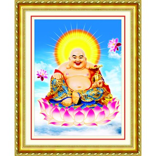 Tranh thêu Phật Di Lạc ms 53433