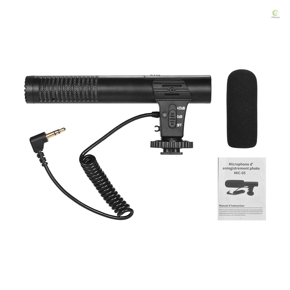Micro Thu Âm Mini Cho Máy Ảnh Panasonic Dslr