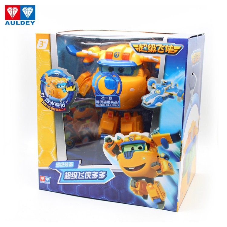 Đội bay siêu đẳng super wings robot Donnie Siêu Cấp Robot biến hình cỡ lớn có đèn và âm thanh