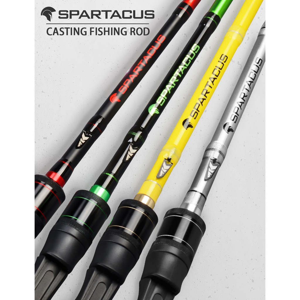 Kastking Spartacus Rod Thân Các Bon Cần Câu Thanh Đúc Với 2 Rod Mẹo 1.98 M 2.13 M Ml M MH Baitcasting-168-OXUI8