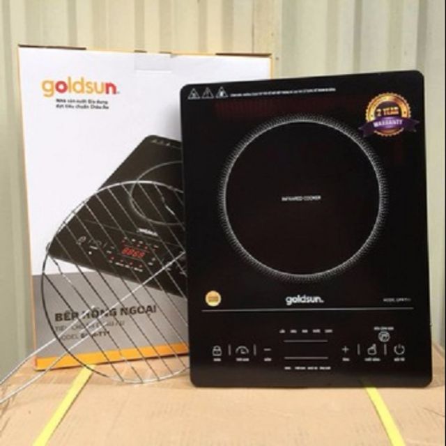 [FREESHIP 99K]_Bếp hồng ngoại cảm ứng Goldsun GIFR-T11 2000W