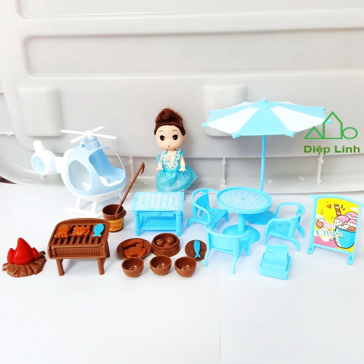 Đồ Chơi Máy Bay Kitty Xích Đu Cho Bé Diệp Linh