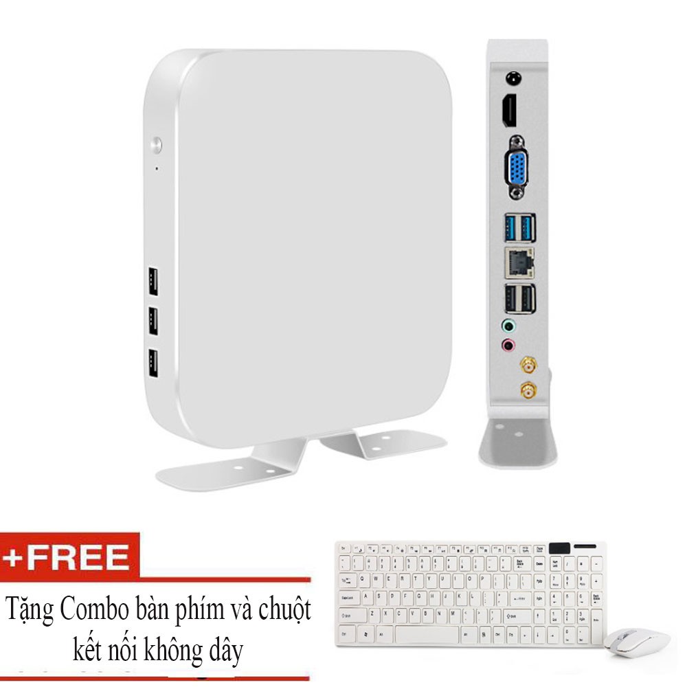 CPU MINI BOX INTEL I3 4010U 1.7Gb Ram 4G, SSD 120Gb tặng combo phím chuột không dây - Hamilton Place Mall