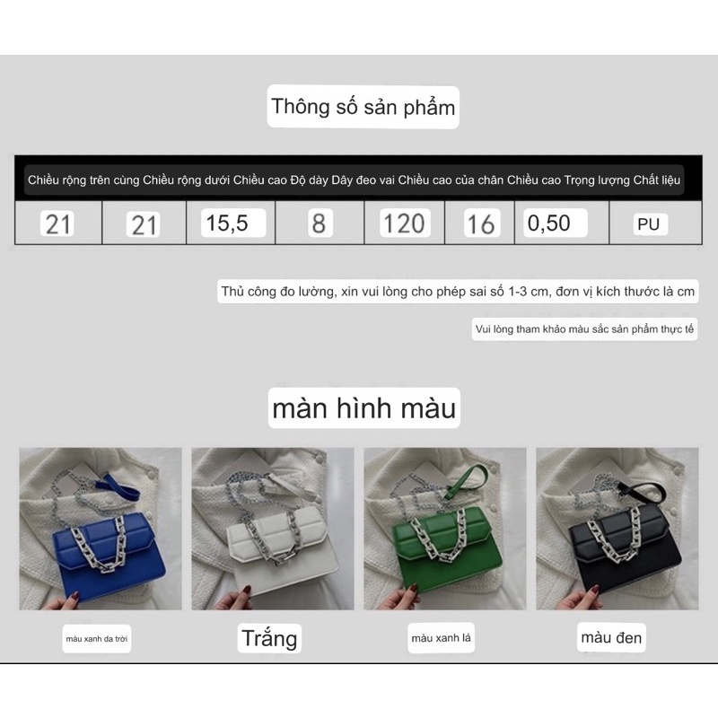 Túi xách nữ korea đẹp . Thiết kế nổi bật 3 màu cực xinh
