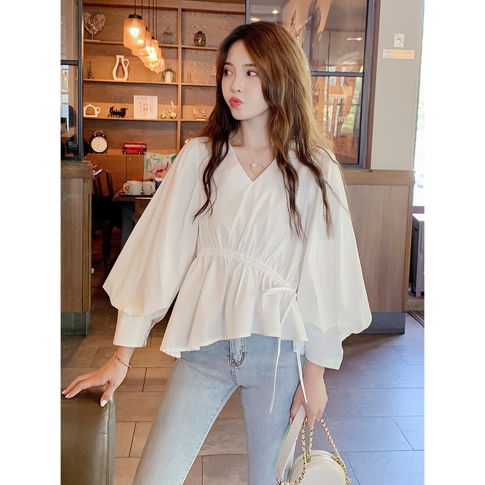 Áo baby doll tay bồng