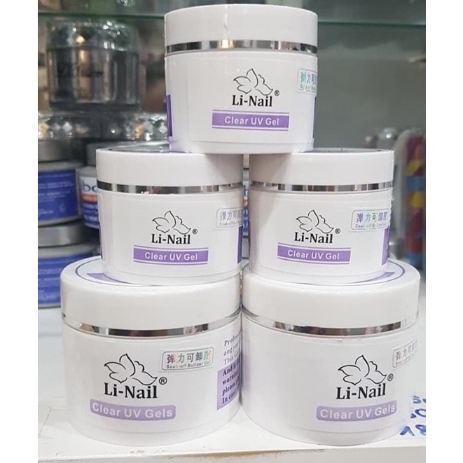 Gel đắp móng Li-nail chính hãng chất đậm đặc không nóng, màu trong suốt