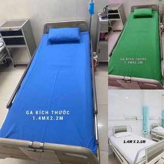 Ga trải giường y tế 1.4mm x 2.2m. Ga y tế.  Vải đạt chuẩn dùng trong y tế, may mặc, thấm hút tốt