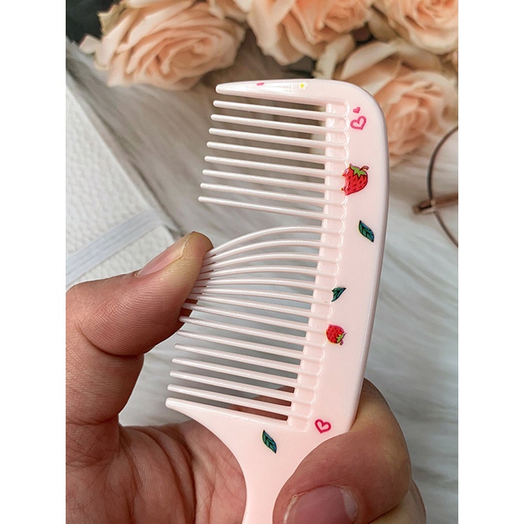 Bộ 2 Lược Chải Tóc Nhựa Chống Tĩnh Điện Hình Hoạt Hình Đáng Yêu Cho Bé JP6