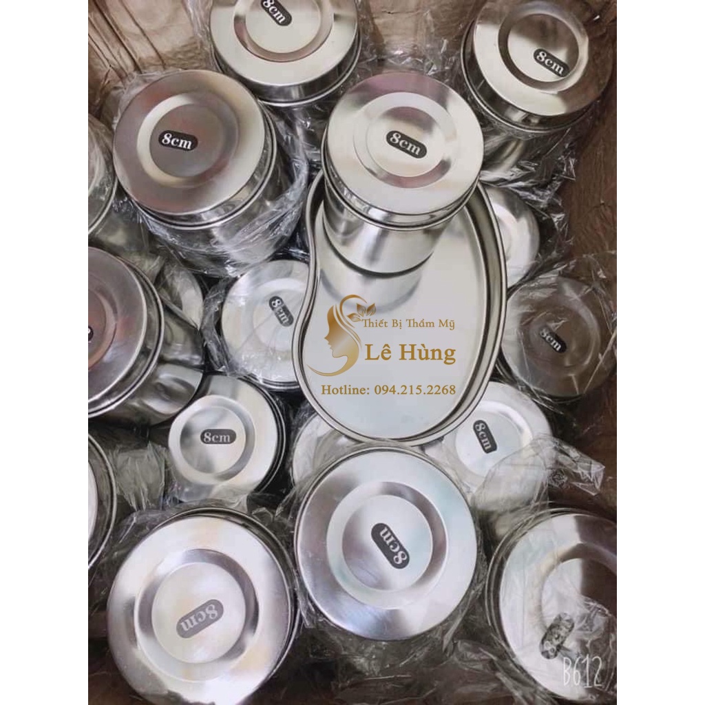 Khay hạt đậu inox phun xăm