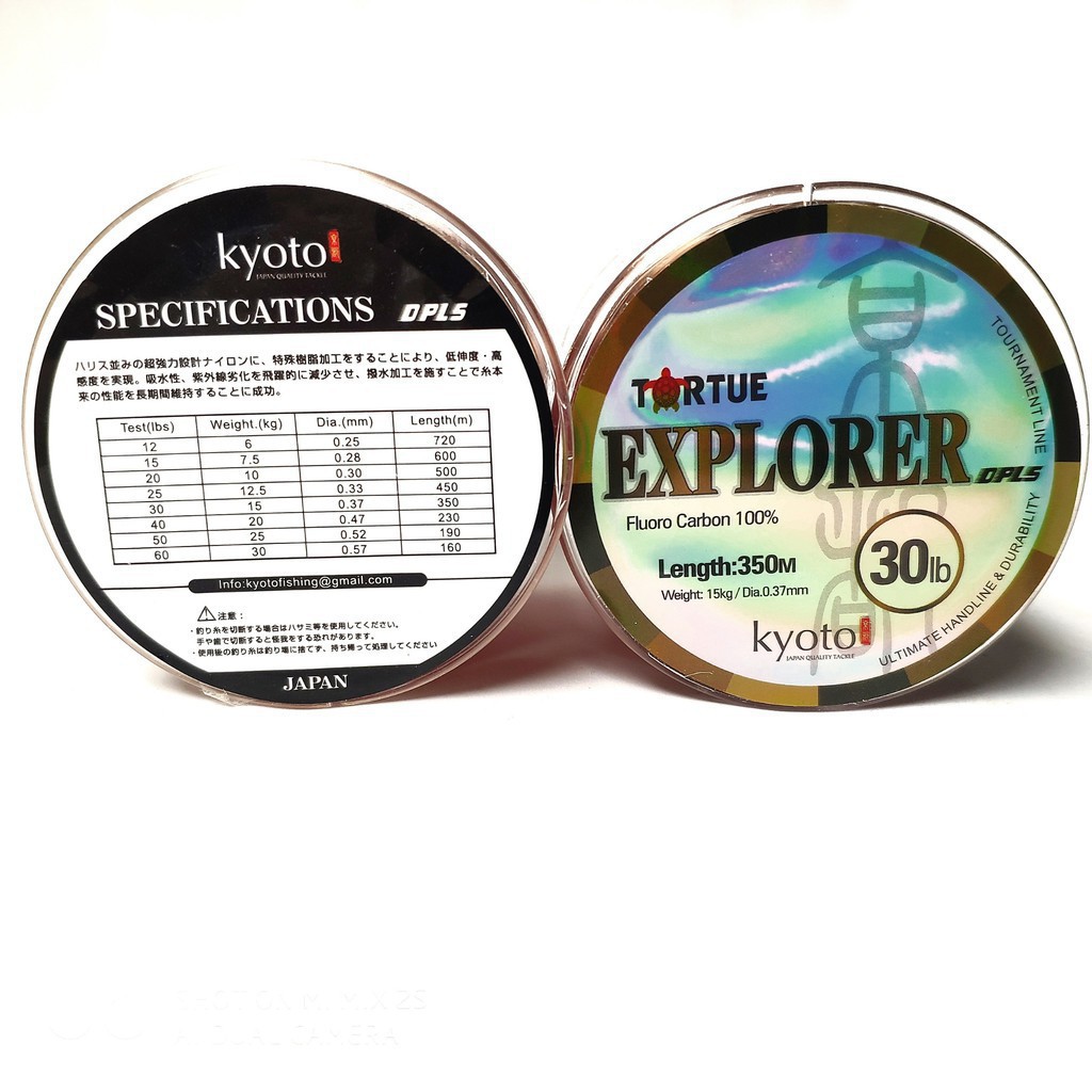 Cần câu cá ❤️FREE SHIP❤️ C4 - Cước câu cá cao cấp chính hãng Kyoto Explorer từ 0.25mm đến 0.52mm tải cá từ 6kg đến 25kg