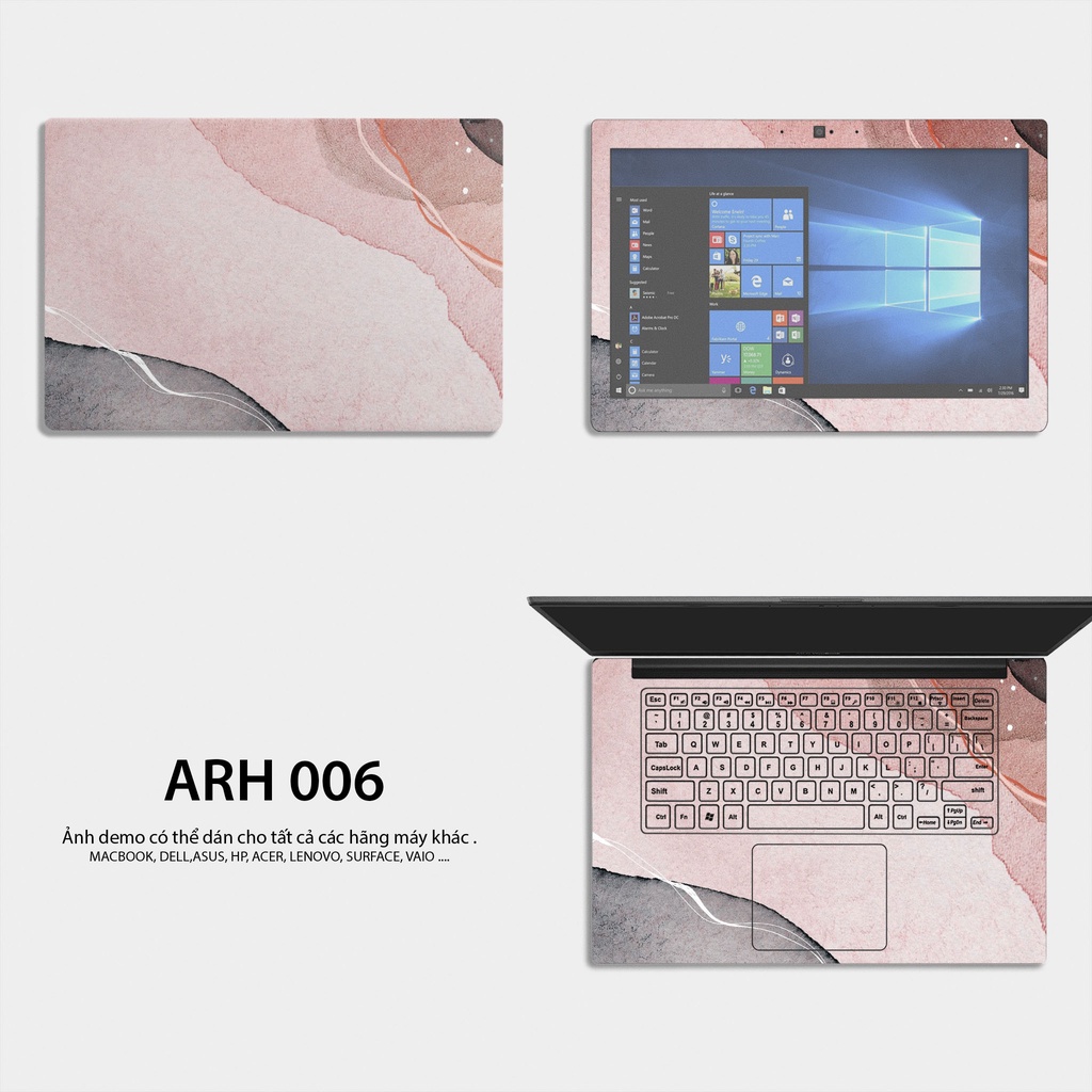 Skin Dán Laptop Mẫu ART - Miếng dán dành cho tất cả các dòng laptop