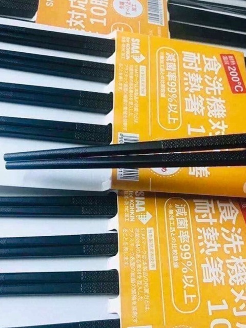 Set 10 Đôi đũa kháng khuẩn shikisai nhật