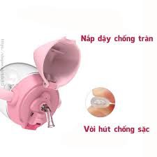 Bình tập uống chống sặc CUTE CAT 300ml kèm quai thay thế