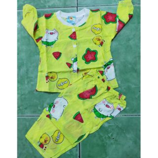 Bộ pizama lanh cho bé gái