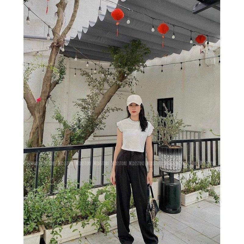 QUẦN CULOTTES LƯNG CAO
