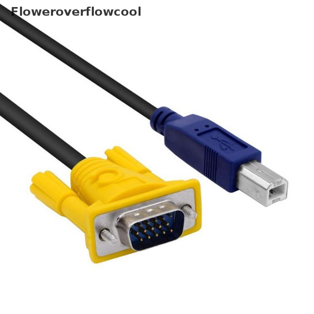 Bộ Chia Cổng Vga Usb 2.0 Kvm Cho Chuột Và Bàn Phím Máy Tính