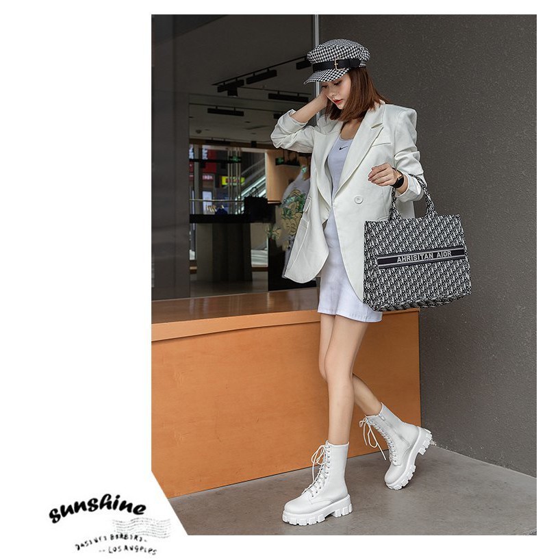 Boot nữ big size phong cách Ulzzang Hàn Quốc size 40 - 43