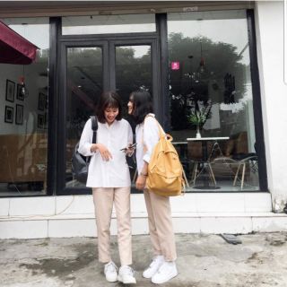 Quần beggy chất kaki free size <60kg k.A