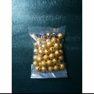 TTC03 - Bi bạc bi vàng xi nhám 8mm ( 5 cái)