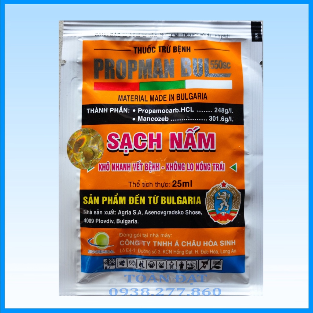SẠCH NẤM Propman Bul 550SC 25ml, Thuốc trừ nấm bệnh diện rộng trên cây trồng
