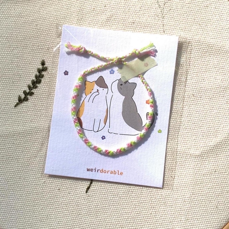 Vòng chỉ mảnh handmade