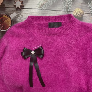 🎀 TAG NƠ CÀI ÁO ĐÍNH NGỌC BASIC - [ Nhà Nấm handmade ]