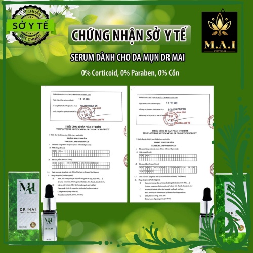 ✅  Dr Mai  serum Mai Thảo Mộc, lựa chọn hoàn hảo cho làn da mụn