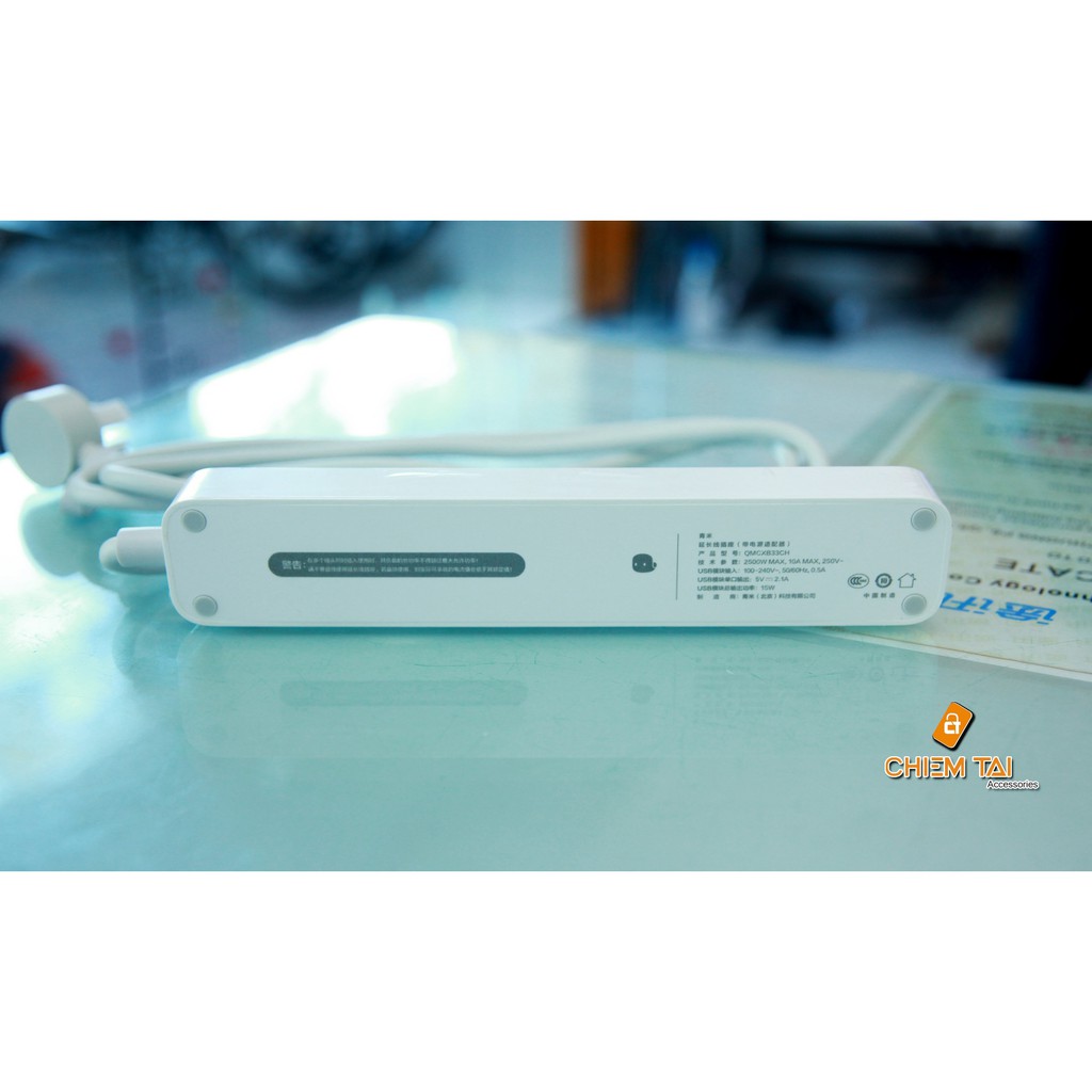 Ổ cắm Mi Power Strip tích hợp cổng sạc 3 USB (phiên bản mới)