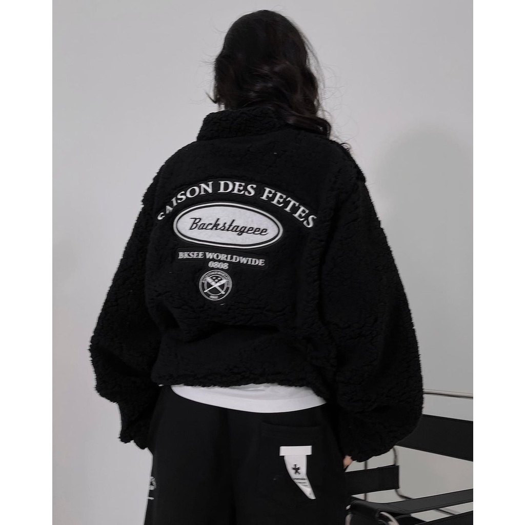 Áo khoác lông cừu Saison des fetes Fleece Pullover Jacket Backstage88
