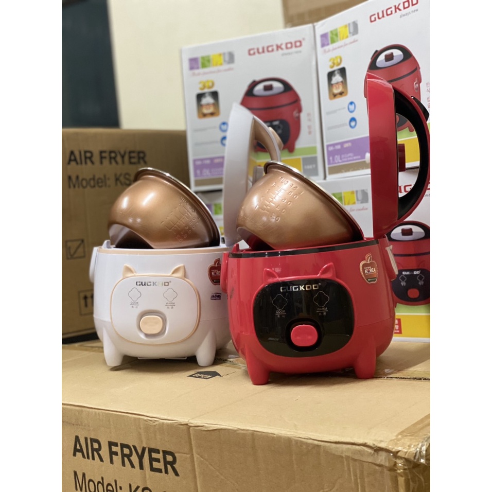 Nồi Cơm Điện Cuckoo Nhập Khẩu, Dung Tích 1 Lít và 1.8 Lít, Kiểu Dáng Con Lợn Siêu Đáng Yêu, Bảo Hành 12 Tháng