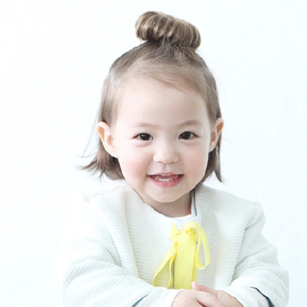 Búi tóc giả xoăn gợn sóng