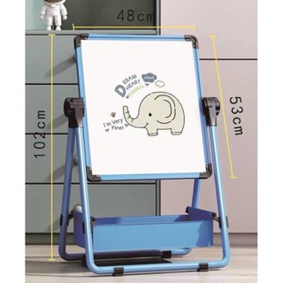 Bảng vẽ cho bé xoay 360 độ, bảng viết bút lông tự xóa, đồ chơi giáo dục thông minh T2